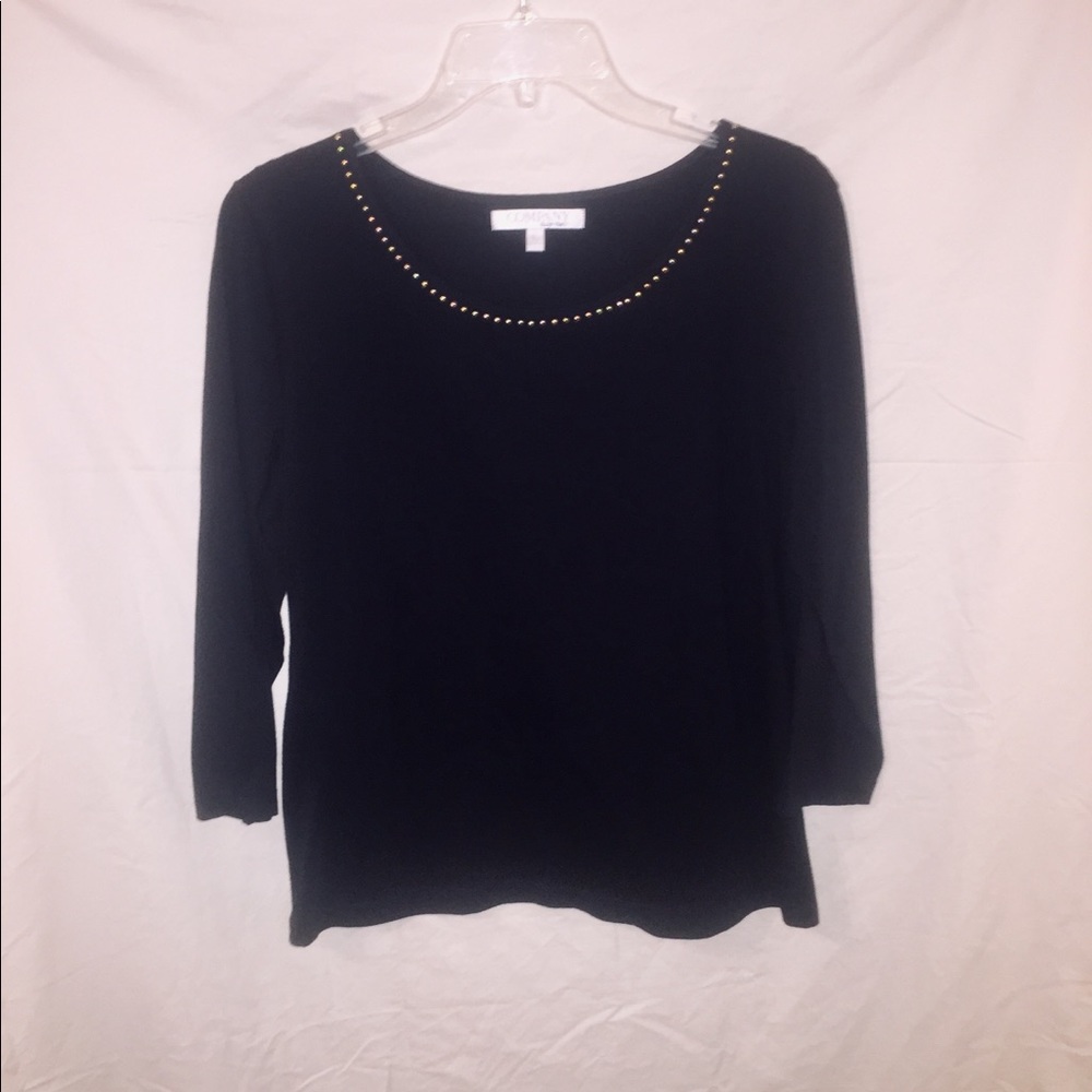 Black & Gold Long Sleeve Shirt.